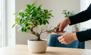 Una pianta potata con cura (rami secchi tagliati, rami sani che crescono) come metafora del portafoglio.